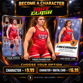 Become a MAT CLASH Character