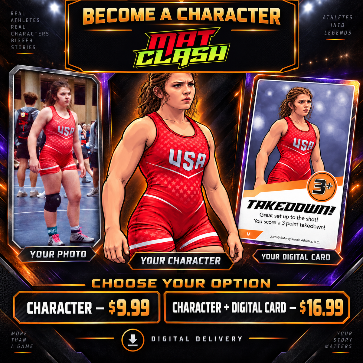 Become a MAT CLASH Character