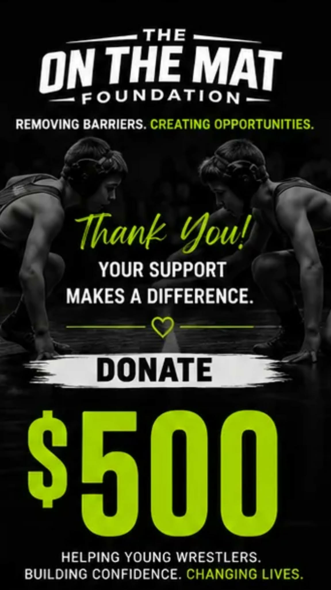 ❤️ Donate $500