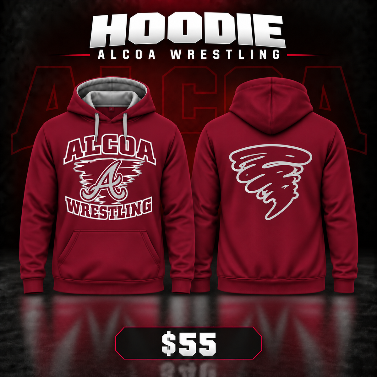 Alcoa Wrestling Hoodie
