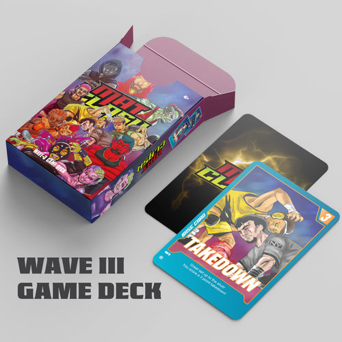 MAT CLASH Wave 3 wrestling card game set