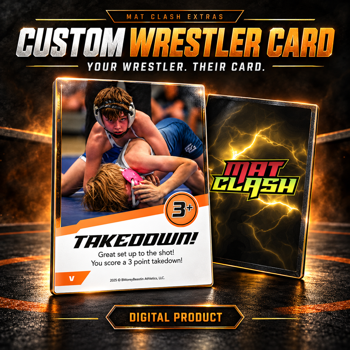 Custom MAT CLASH +3 Takedown Digital Card