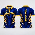 Grafton Youth Wrestling polo front and back
