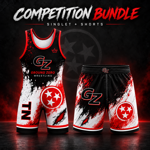 Ground Zero Competition Bundle with wrestling singlet and shorts