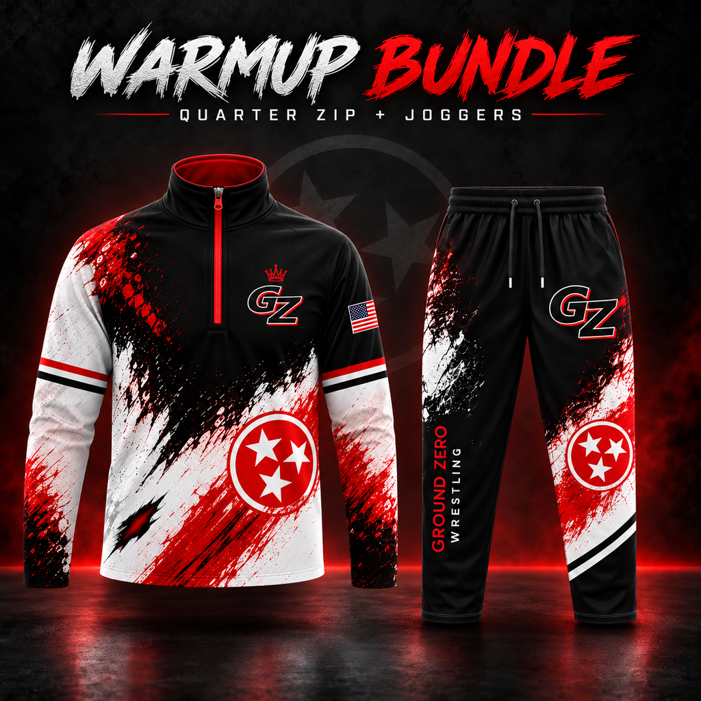 Ground Zero Warmup Bundle with quarter zip jacket and joggers