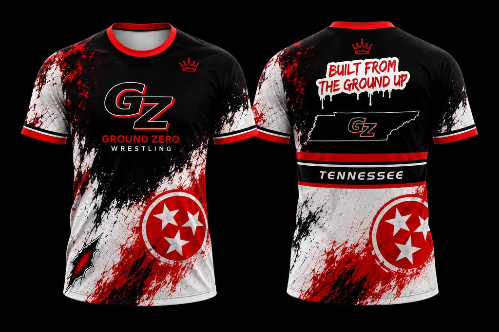 Ground Zero Wrestling T-shirt front and back