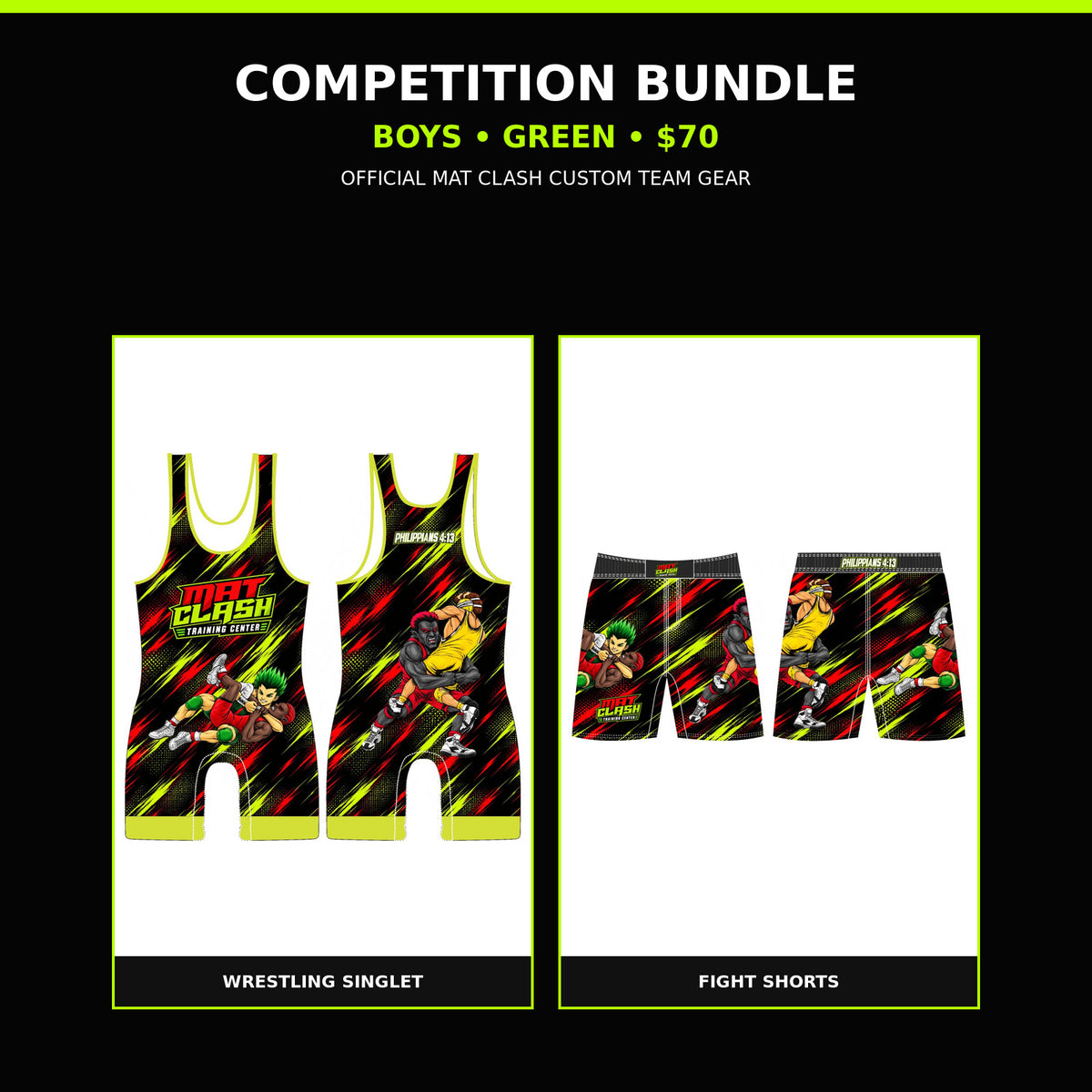 MAT CLASH Boys Competition Bundle