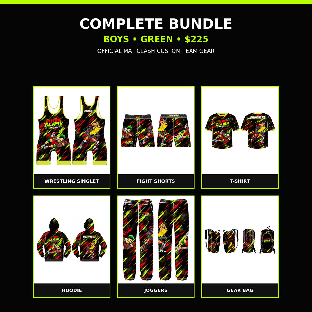 MAT CLASH Boys Complete Bundle