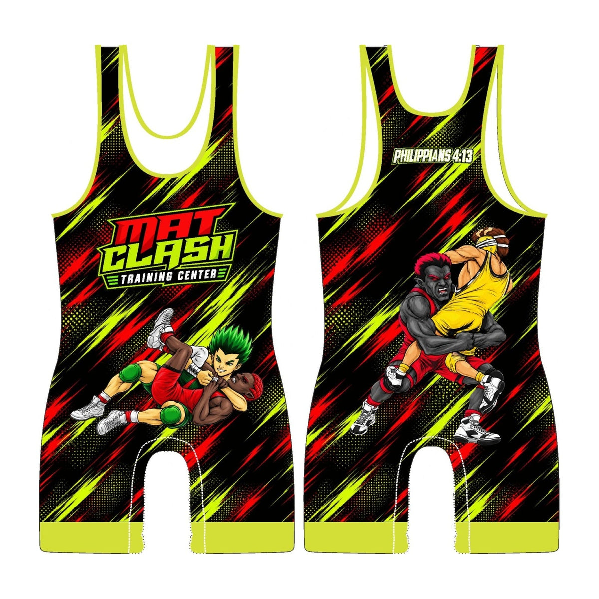 MAT CLASH Boys Wrestling Singlet