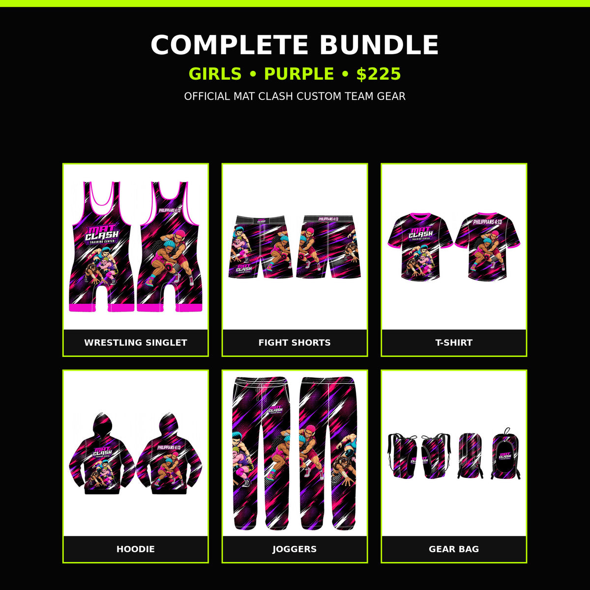 MAT CLASH Girls Complete Bundle