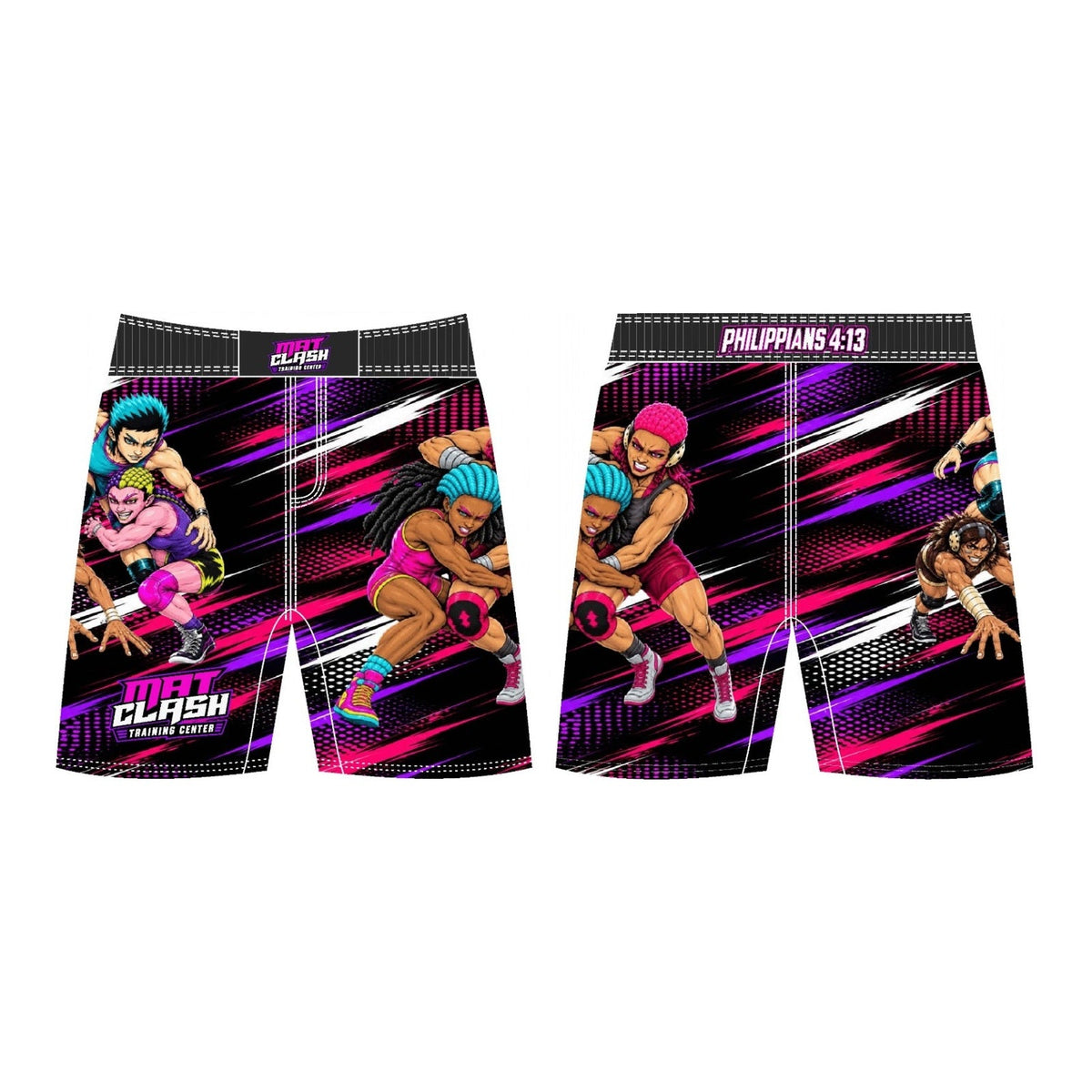 MAT CLASH Girls Fight Shorts