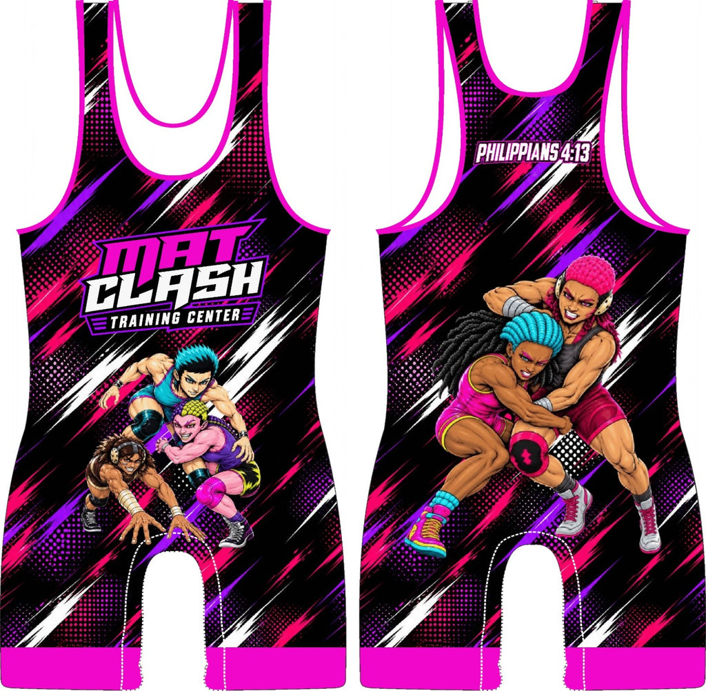 MAT CLASH Girls Wrestling Singlet