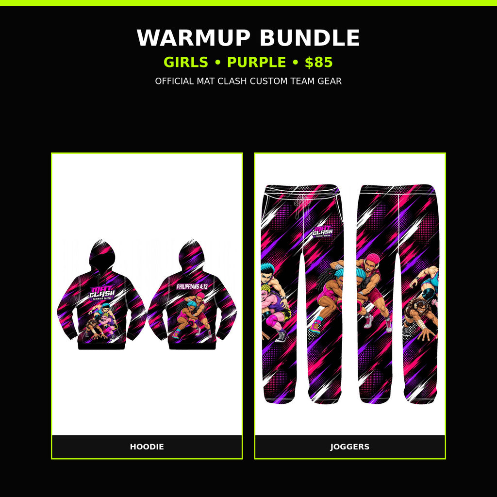 MAT CLASH Girls Warmup Bundle