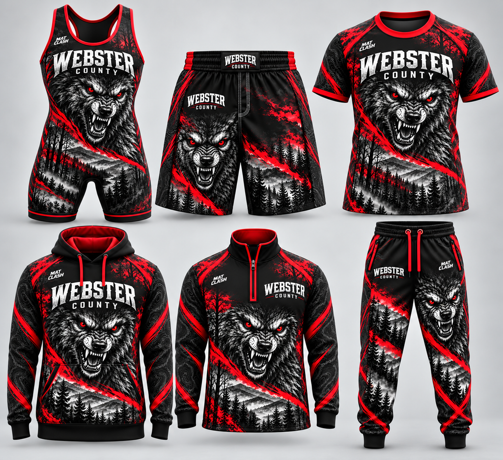 Webster County Wolves Full Wrestler Bundle