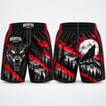 Webster County Wolves Wrestling Shorts front and back